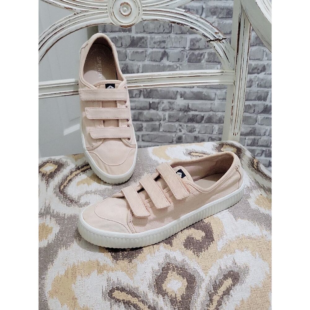 Sperry Top Sider Boat Shoes, Women 10 Sneakers, Petal Pink, Nautical, Beachy